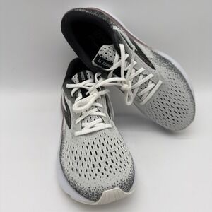Brooks Ghost 16 Running Shoes, White/Black/Rose Gold Women's 11 New‎
